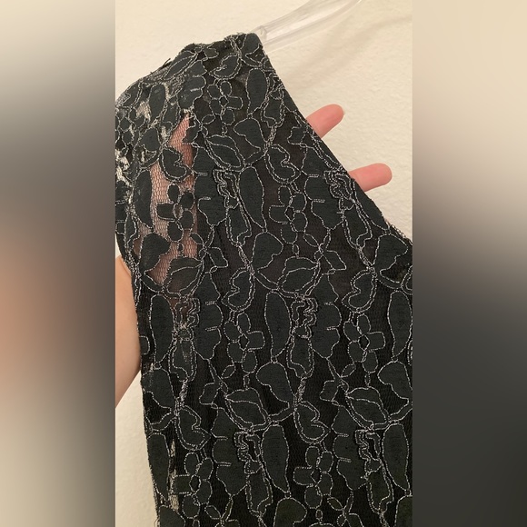Black Cocktail/Semi-Formal Dress — Sz M - Picture 5 of 10